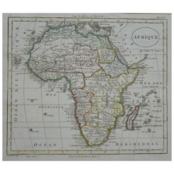 Stampa antica Africa William Guthrie 1803