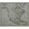 Stampa antica Amerique Septentrionale William Guthrie 1803